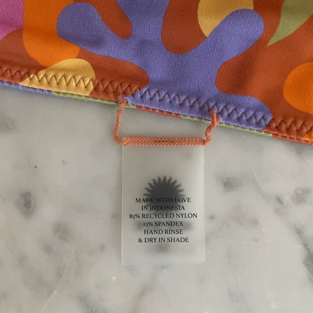 Aloe Aloe Hipster Bikini Bottom size Medium Shaved Ice Vibrant Reversible NWT - Picture 7 of 8
